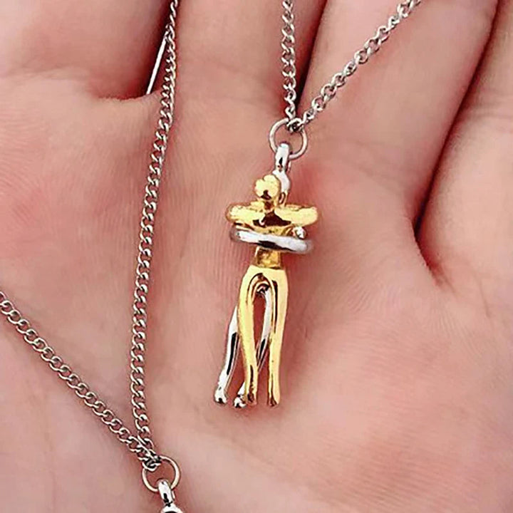 BowLift | Love Forever Hug Cute Couple Necklace