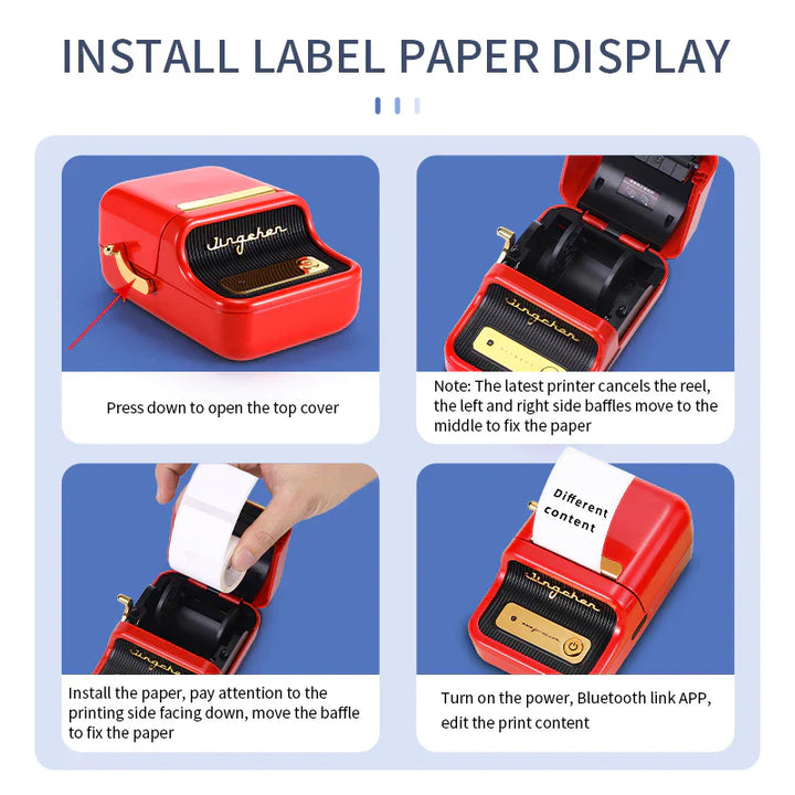 BowLift | Mini Wireless Label Thermal Printer