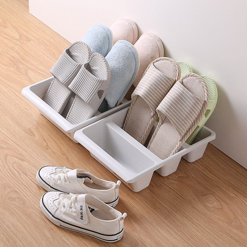 BowLift | Shoe Rack STAXIMO | Space-saving & Modern | For 6 Pairs of Shoes | PP Plastic with Matte Surface