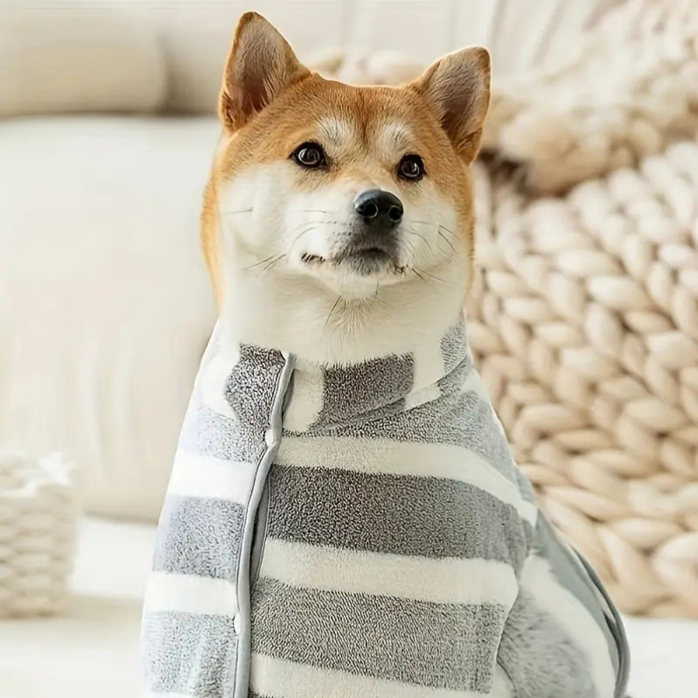 BowLift | Gentle Touch Dog Drying Towel Robe