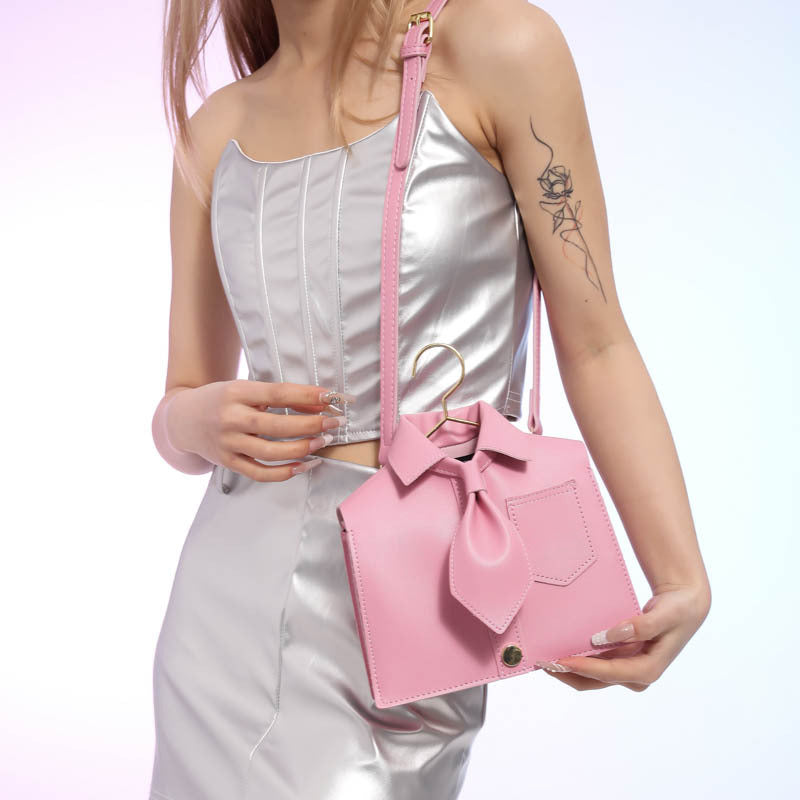BowLift | Women's Plain Color Shirt Design Crossbody Bag