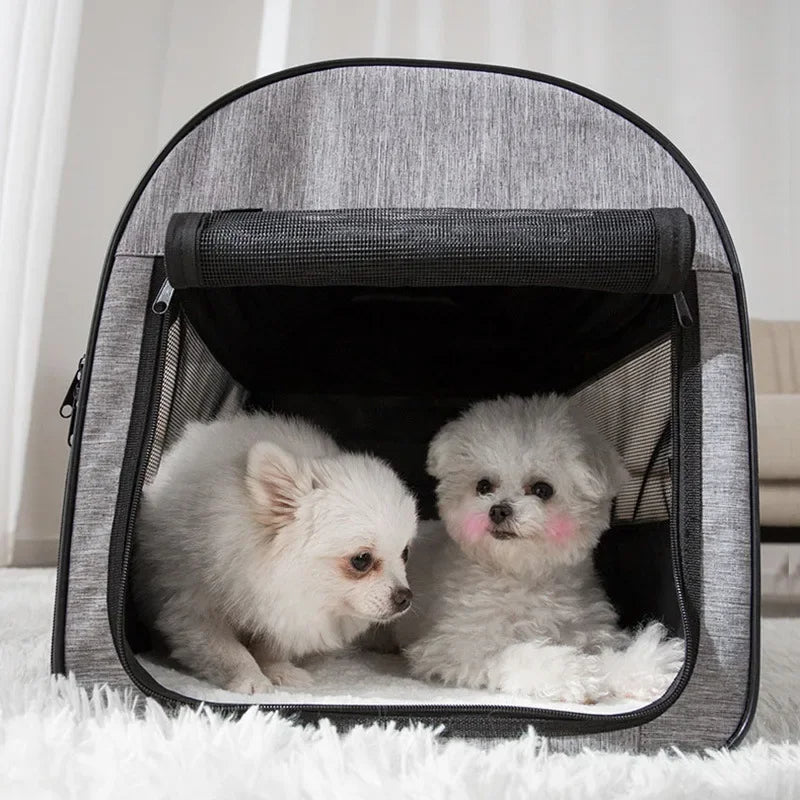 Practical Foldable Dog Carrier Bag Bowlift