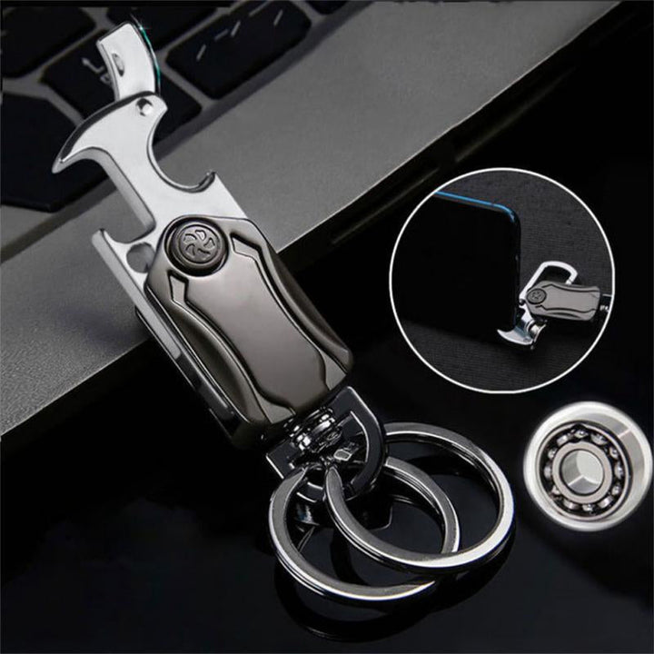 Multifunctional 360 Rotating Car Keychain | Bowlift