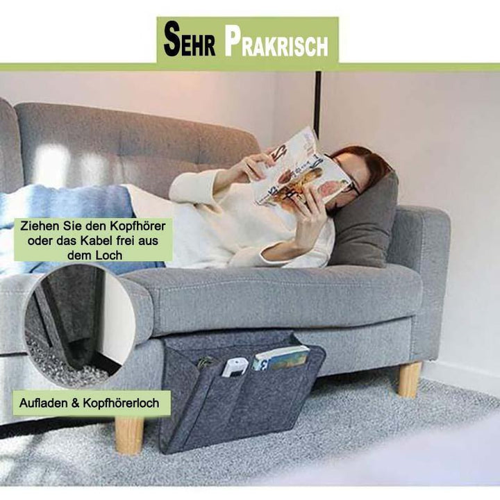 BowLift | Felt Bed Hanging Organizer Bag for Bed Sofa Desk