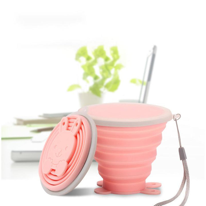 BowLift | Silicone foldable water glasses with lid