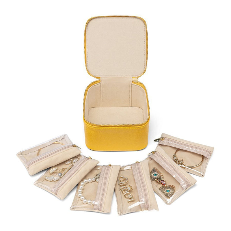 Leather jewelry box for travel | Bowlift