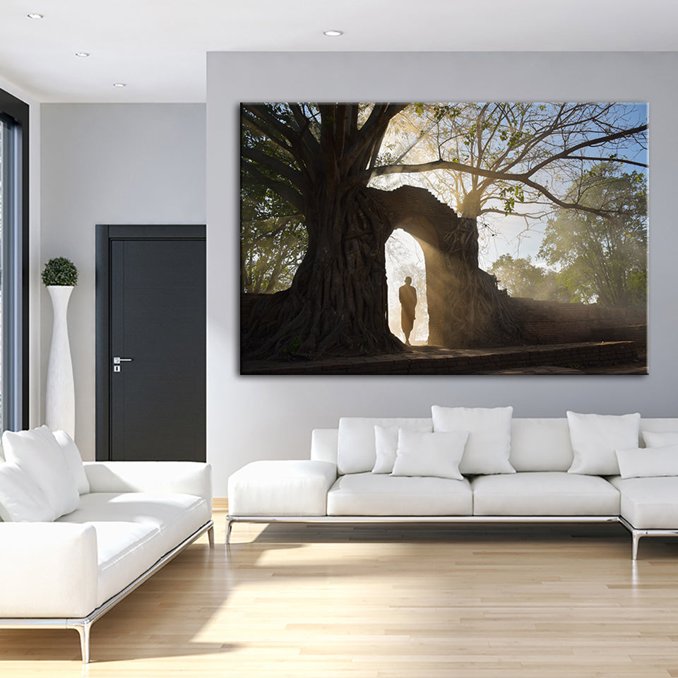 Under The Arch - Canvas Wall Art Painting | Bowlift