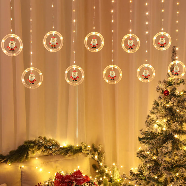 BowLift | Christmas Circle Doll Hanging Decoration 10 LED USB String Lights