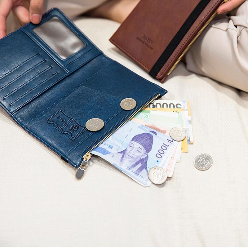 Men's Leather Passport Wallet with RFID Blocking | Bowlift