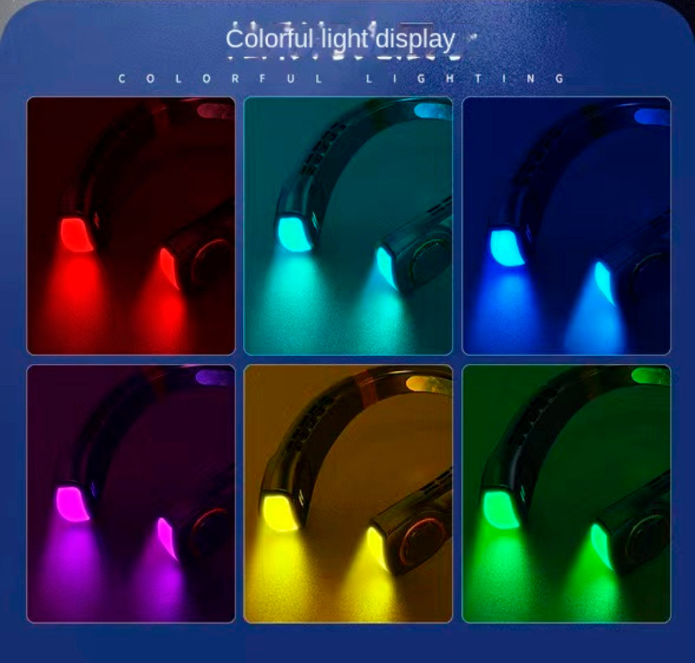 BowLift | Digital Display Wearable Neck Fan