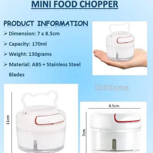 Mini Food Chopper Bowlift