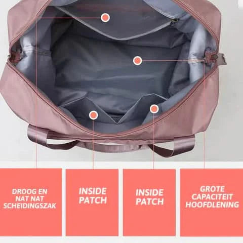 BowLift | TRAVEL BAG PRO – Waterproof travel bag with large storage space & lightweight design