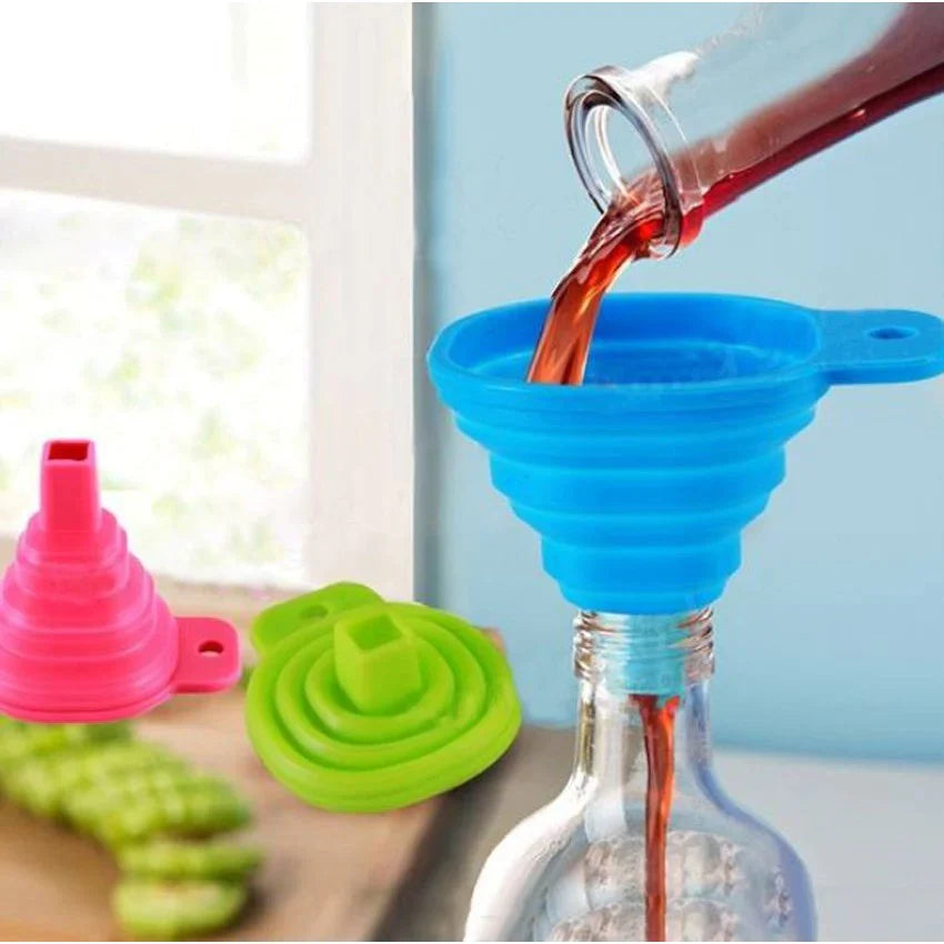 Collapsible Silicone Funnel Bowlift