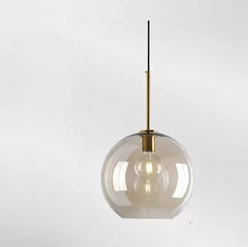 BowLift | NordicGlow – Elegant Scandinavian Glass Pendant Light