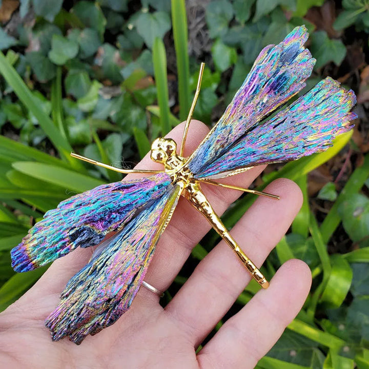 AURA TOURMALINE KYANITE DRAGONFLY | Bowlift