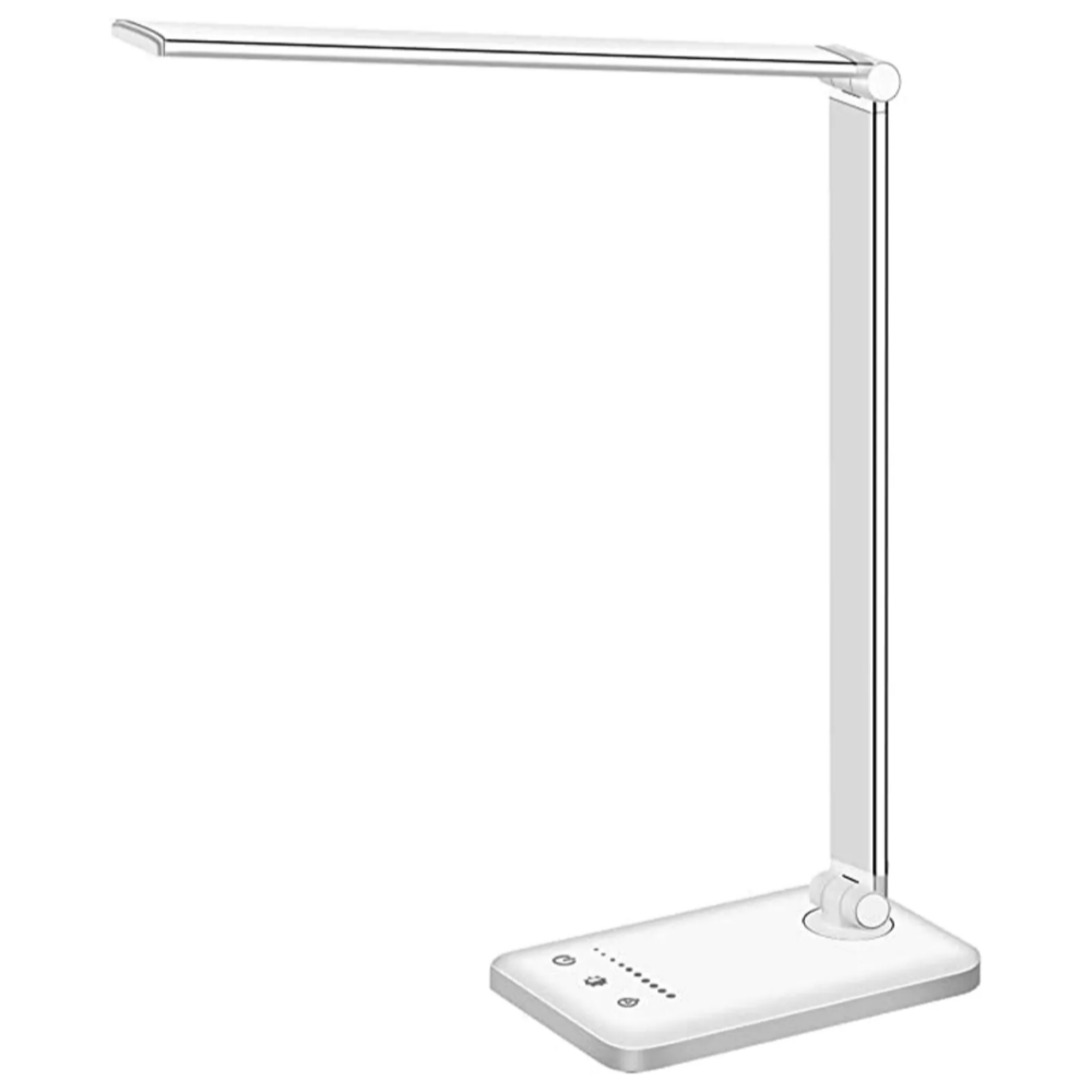 LED TaBowlifte Lamp with USB Charging Port - 5 Light Settings & DimmaBowlifte Brightness for Desk and Reading | Bowlift