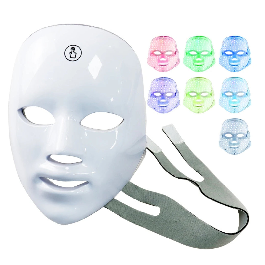 GlowSkin Pro LED Light Therapy Mask | Stimulates Collagen - Reduces Wrinkles - Improves Skin Texture - Soothes Redness Bowlift
