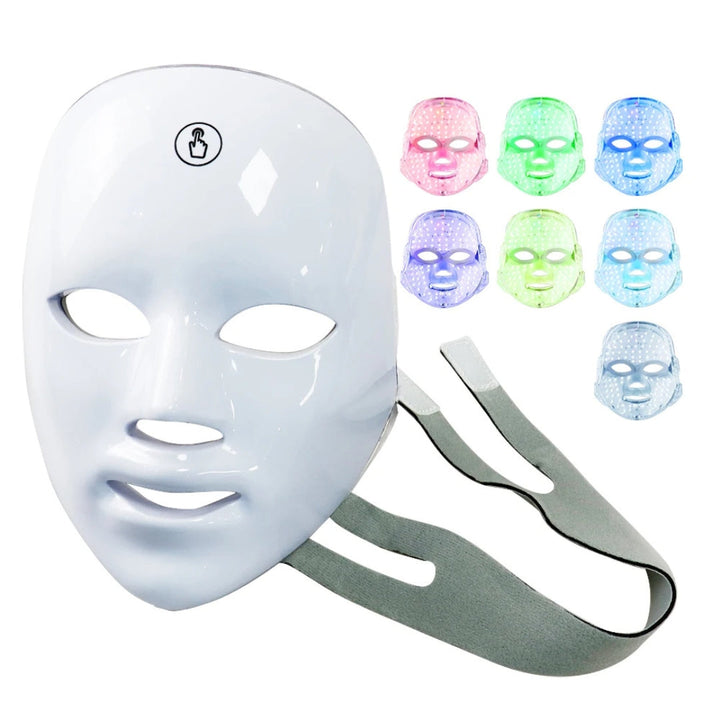 GlowSkin Pro LED Light Therapy Mask | Stimulates Collagen - Reduces Wrinkles - Improves Skin Texture - Soothes Redness Bowlift