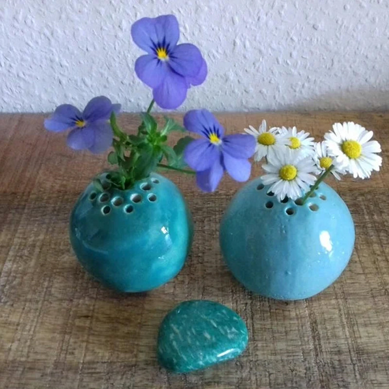 Resin Handmade Vase Flower Stone Table Decor | Bowlift