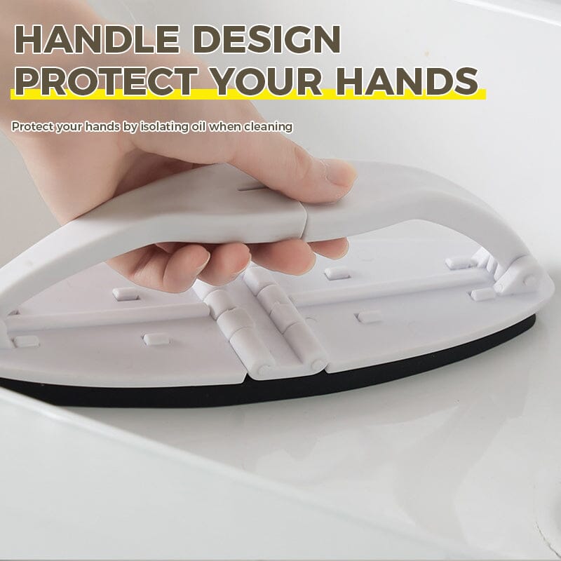 Foldable cooktop cleaner Bowlift