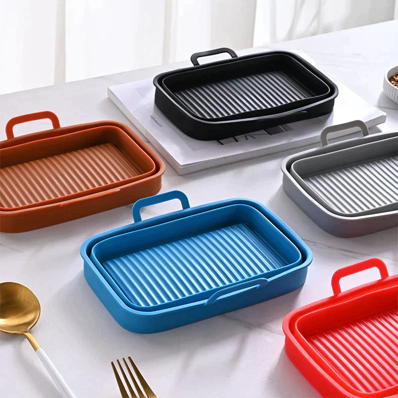 Foldable Air Fryer Silicone Baking Tray | Bowlift