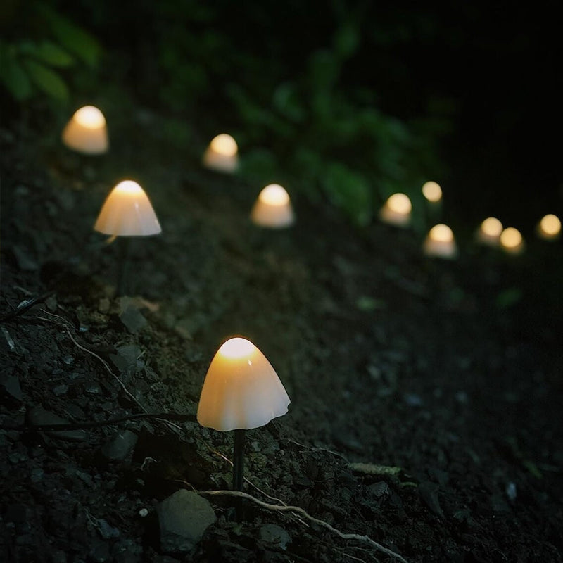 BowLift | LED Solar String Lights Ground Stake Mushroom Lights