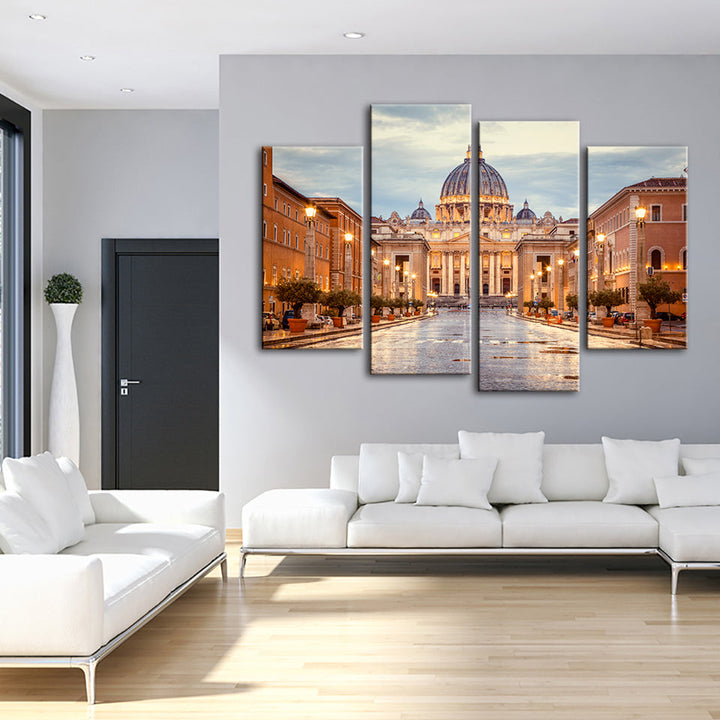 Fresh Palace 4 Piece - Canvas Wall Art Painting | Bowlift