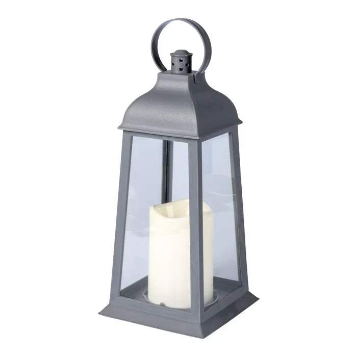 BowLift | LED lantern set – 2 pieces with realistic candle flicker for indoor and outdoor