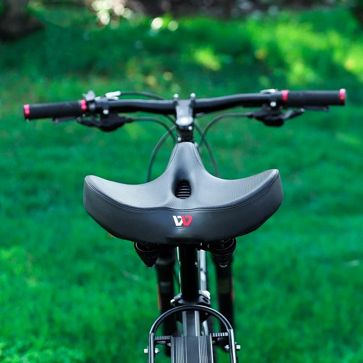 BowLift | RideEase - Extra Wide & Breathable Comfortable Bike Saddle, Ergonomic Bicycle Seat