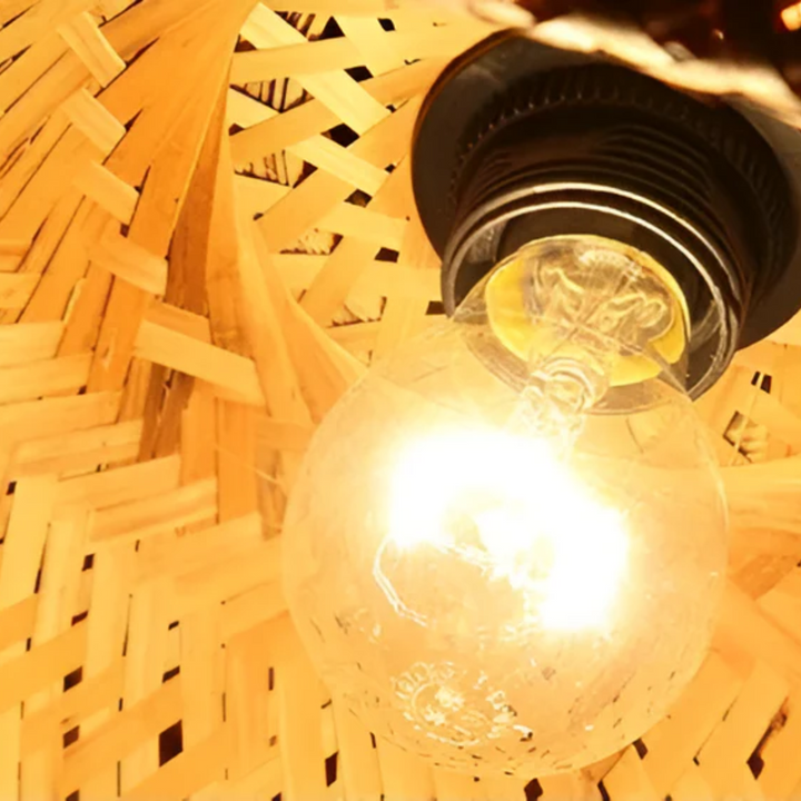 BowLift | Aesthetic Wicker Pendant Lamp