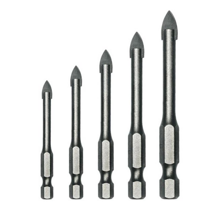 Triangular drill with hexagonal shank made of alloy | Bowlift