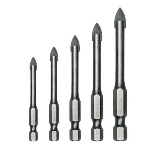 Triangular drill with hexagonal shank made of alloy | Bowlift