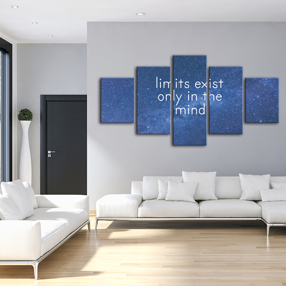 Only In The Mind 5 Piece - Canvas Wall Art Painting | Bowlift