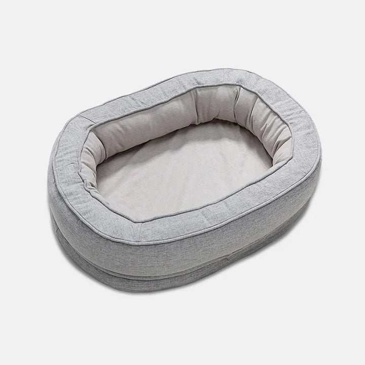 Luxe Orthopedic Dog Bed – SleepNest Comfort Bowlift