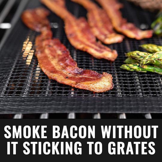 Teflon Non-stick BBQ Grill Mesh Mat for Reusable Cleaning | Bowlift