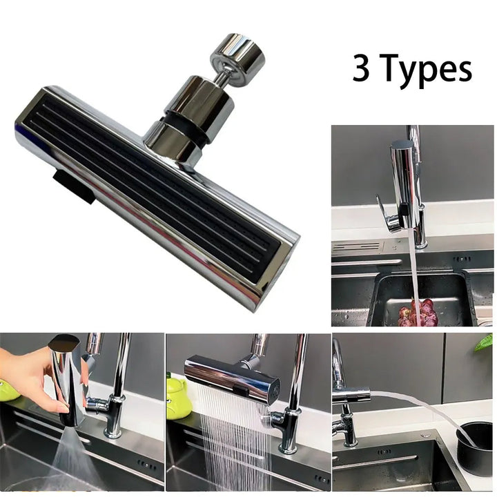 BowLift | Universal Rotating Waterfall Sink Faucet Extension