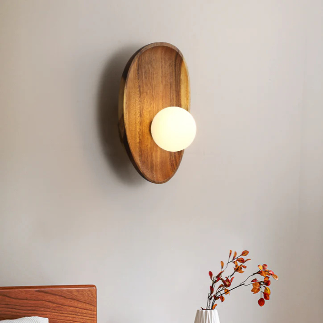 BowLift | Natural Wooden LED Wall Lamp