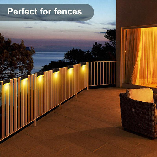 BowLift | Waterproof Stair Solar Lights for Outdoors (4 pieces)