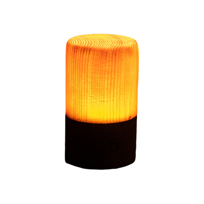 Cordless LED table lamp with rechargeable battery and touch control – Warm wood design for a cozy atmosphere | Bowlift