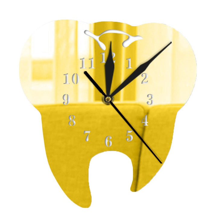 BowLift | GlowDent - Mirror Wall Clock for Dental Hygiene