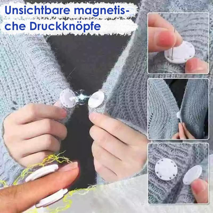 BowLift | High-quality invisible plastic magnetic closure, 5 pieces