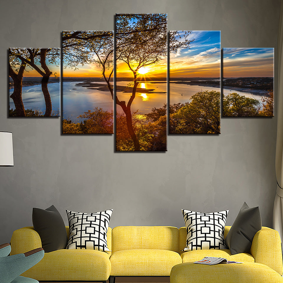 Warm Landscape - Canvas Wall Art Painting | Bowlift