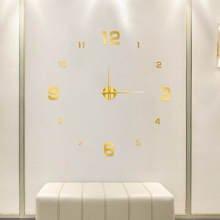BowLift | Modern Statement Wall Clock with Unique Design for Living Room & Office Decor