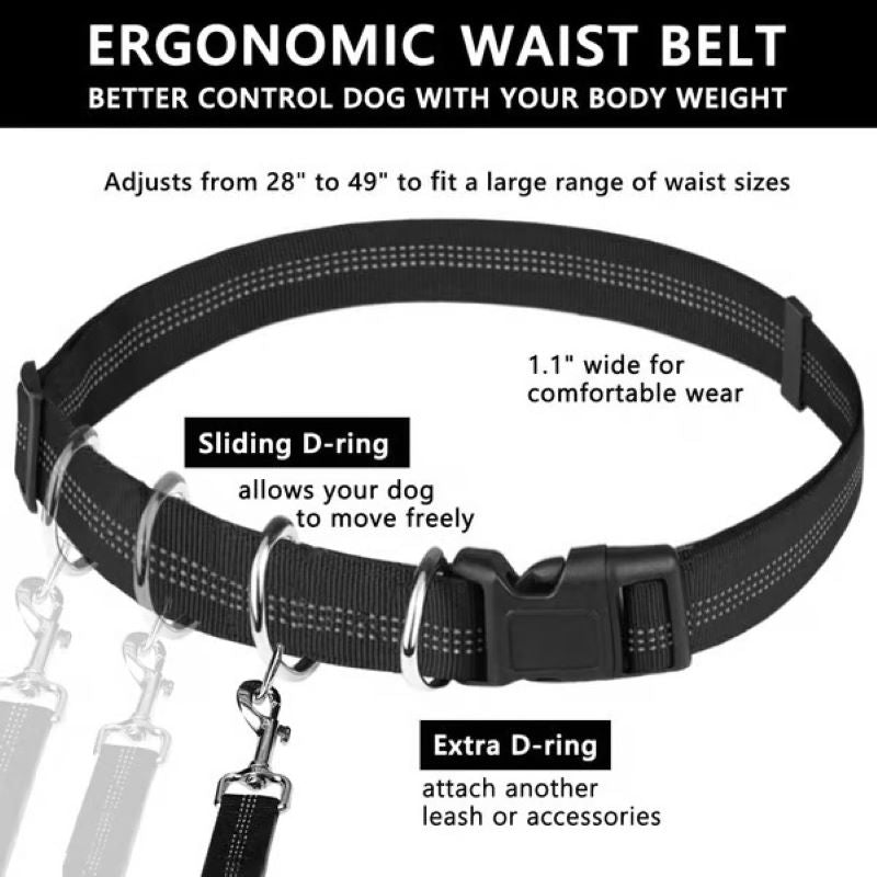 BowLift | Hands Free Dog Leash with Zipper Bag