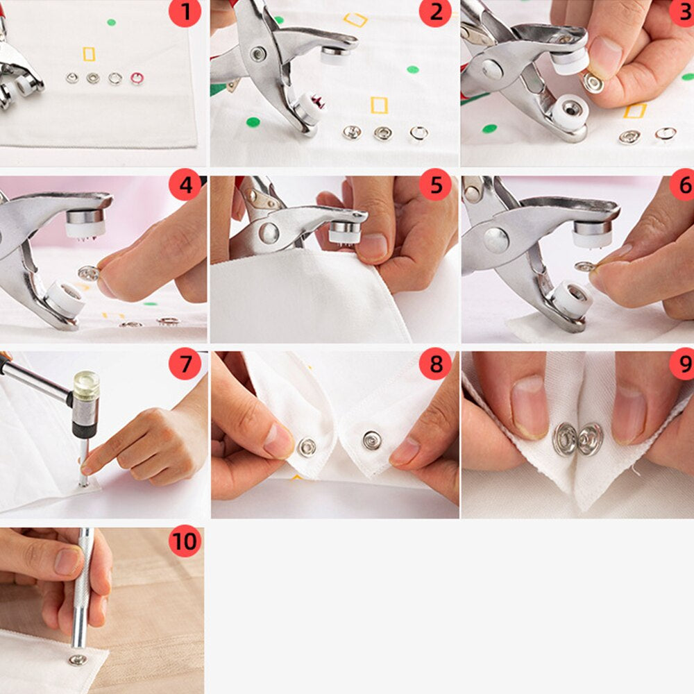 Button Snap Fastener Sewing Tool | Bowlift