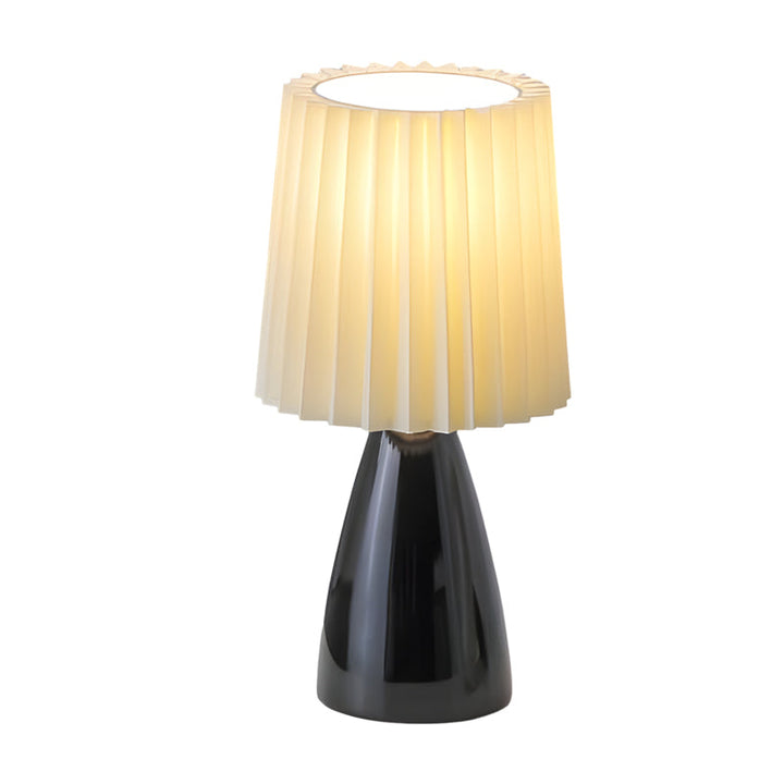 BowLift | Dimmable Desk Lamp | Glass Base with USB Port for Adjustable Lighting in Home Office or Study | Pink Shade Lamp
