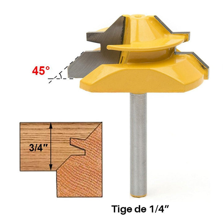 MèChe for angled cutting with lock at 45° | Bowlift