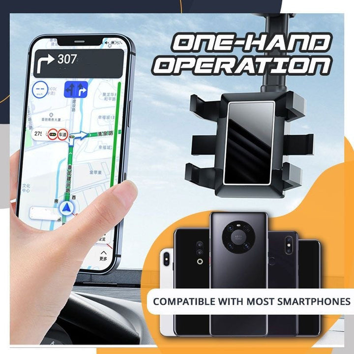 BowLift | Rotatable & Retractable Car Phone Holder