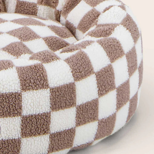 BowLift | Snuggle Floral Checkerboard Pet Bed