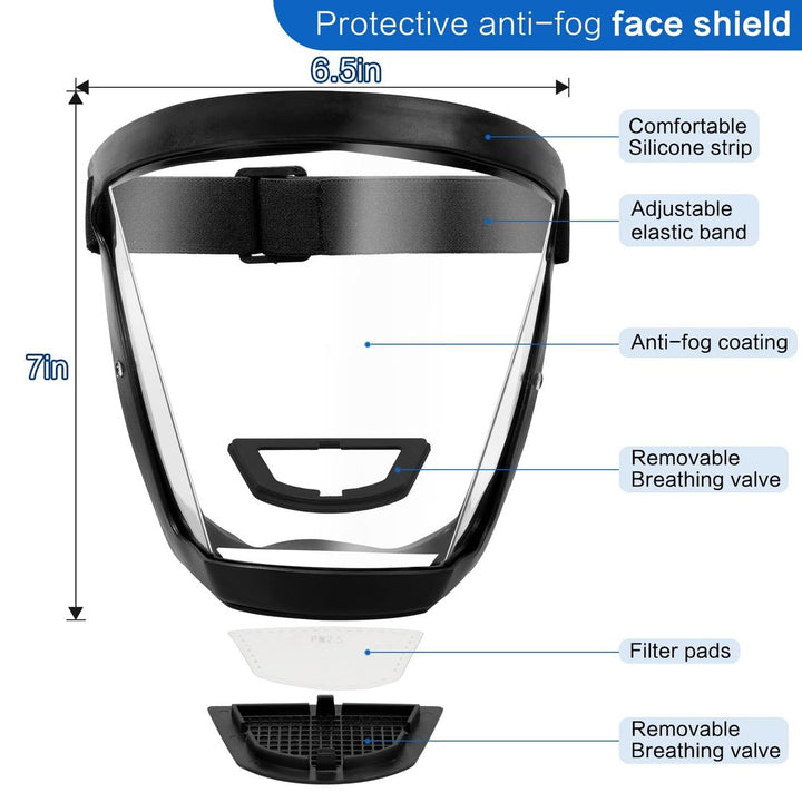BowLift | ANTI-FOG PROTECTIVE FULL FACE SHIELD
